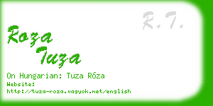 roza tuza business card